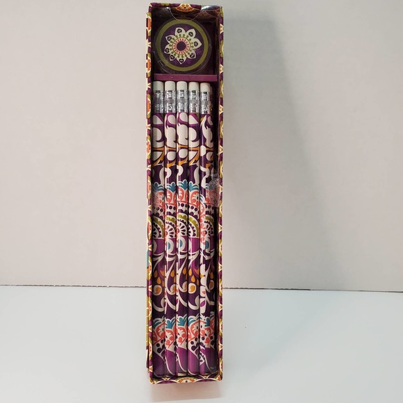 Vera Bradley Pencil Box Set - Picture 1 of 6